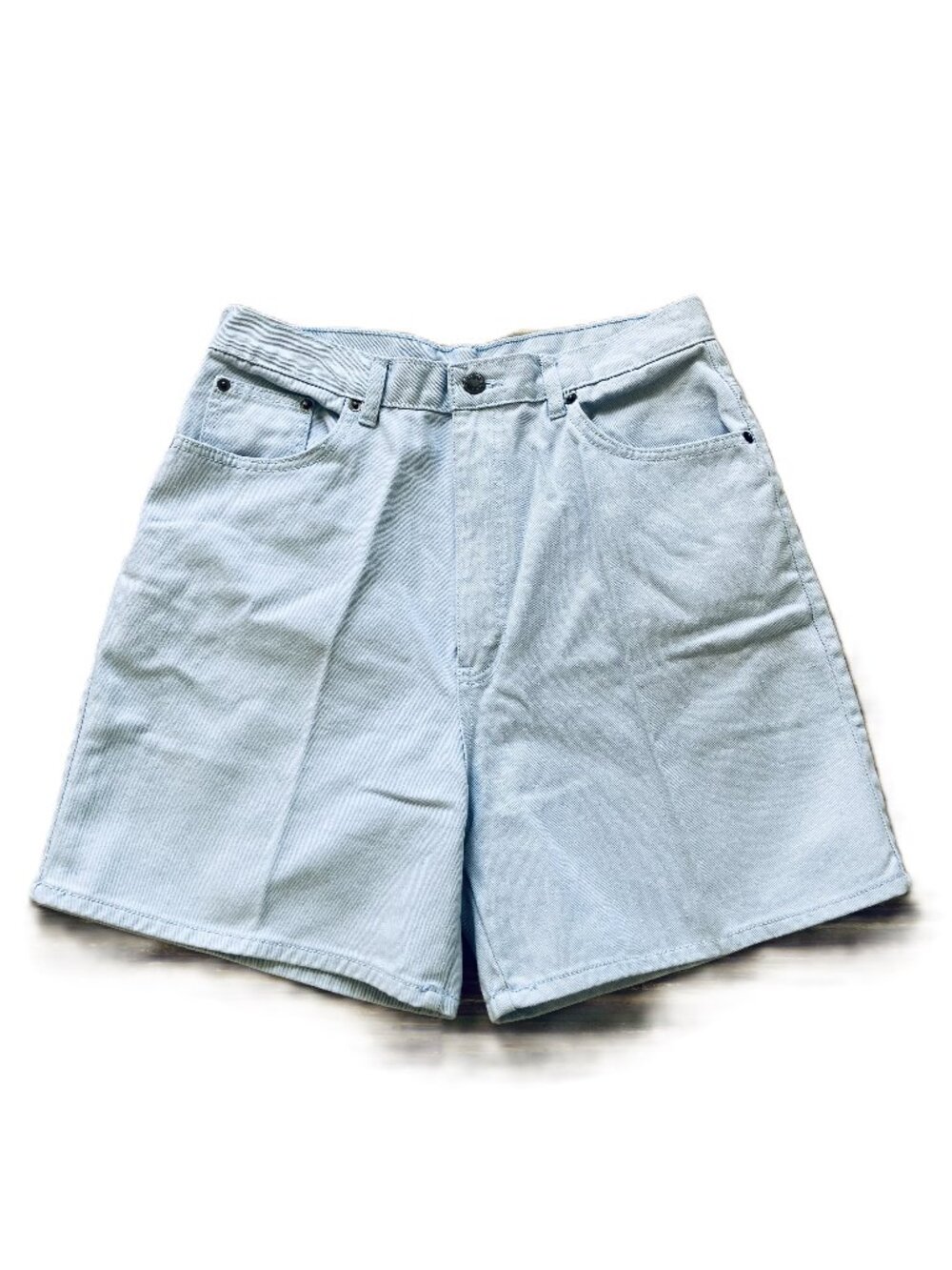 Huntington Ridge Women's Jean Shorts Light Blue Denim Vintage 90s Women's 14